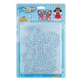 IMG101288_26555 Hama Stiftplatten Maxi Schmetterling und Prinzessin (2er Set) ca. 16 x 19 cm-image