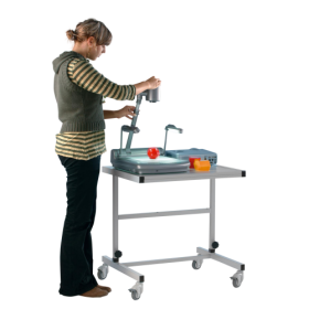 Wagen für Visualizer B/T: 72x60 cm, stufenlos höhenverstellbar (75-113cm) Wagen für Visualizer B/T: 72x60 cm, stufenlos höhenverstellbar (75-113cm)-image