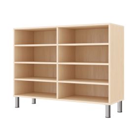 Regalschrank 79-120, 8 Fächer, mit höhenverstellbaren Sockelfüßen-image