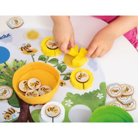 Polli-helft den Bienen bei der Honigernte, Kinderspiel-image