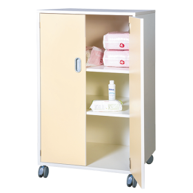 Beistellschrank für Wickelutensilien, fahrbar B/T: 70x60 cm-image