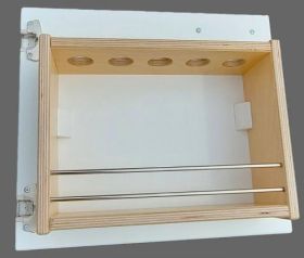 Puppenkühlschrank mit Innenausstattung B/H/T: 47x56x36 cm-image
