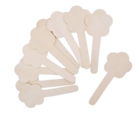 Holzbastelstäbchen-Set Blumen, 10 Stück-image