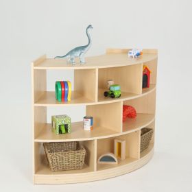 Viertelkreisschrank, Ahorn-Optik, 113 x 39 x 80 cm-image