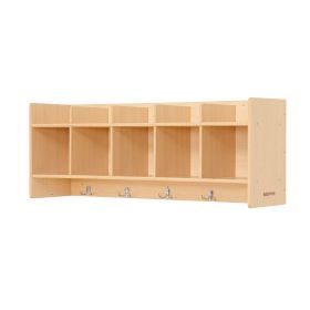 Wandgarderobe mit 5 Plätzen-image
