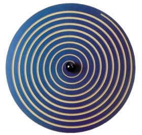 IMG91634_5230 Wandkreisel Spirale blau-image