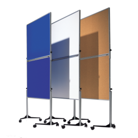 Moderationswand Serie MTSK Tafelformat: 120x150 cm, Gesamthöhe: 195 cm Moderationswand Serie MTSK Tafelformat: 120x150 cm, Gesamthöhe: 195 cm-image