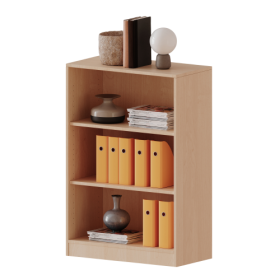 Regal, 3 Ordnerhöhen - Serie evo 180 Gesamthöhe 118 cm, mit Sockel-image