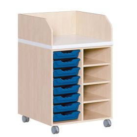 Wickelkommode mit Treppe, T 71 cm-image