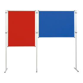 Stecktafel Set "S1" 2x Tafel: 120x100 cm, 3xT-Fuß-Stativ Stecktafel Set "S1" 2x Tafel: 120x100 cm, 3xT-Fuß-Stativ-image