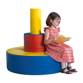 Sitz- und Spielsäule dreiteilig Sitz- und Spielsäule dreiteilig-image