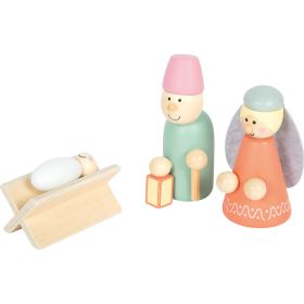Spielset Holzkrippe Weihnachtsgeschichte-image