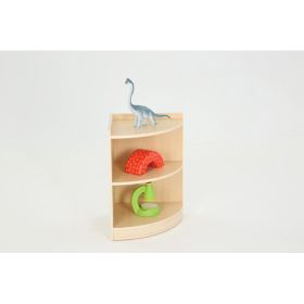 Raumteiler Eckschrank Owlaf, 1 Boden, 2 Fächer-image