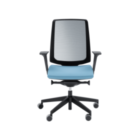 Drehstuhl Lia mit Fußkreuz und Sychronmechanik, Farbe und Stoffgruppe wählbar-image