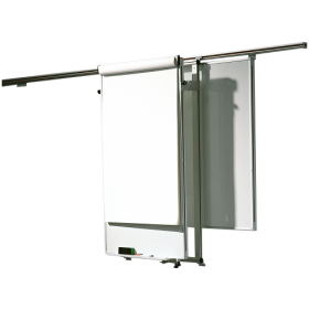 Flipchart für Schienensystem, schrägstellbar, höhenverstellbar B/H: 70x120 cm Flipchart für Schienensystem, schrägstellbar, höhenverstellbar B/H: 70x120 cm-image