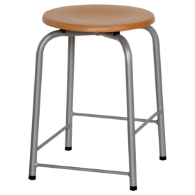 Hocker mit Fußrasten Sitzhöhe: 51 cm-image