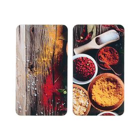 IMG70521542_6301 Herd-Abdeckplatte Gewürze, 2er Pack, 30 x 52 x 0,5 cm, hitzebeständig bis 200 °C-image