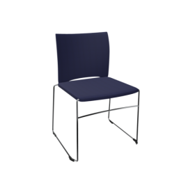 Stuhl Diane mit Sitz- und Rückenpolsterung B/H/T: 58x86x53 cm, Kufengestell-image