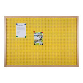 Lochblechtafel mit Buche-Rahmen, in verschiedenen Größen lieferbar-image