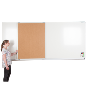 Klettenstofftafel für XXL Mediarail Wandtafel, doppelseitig B/H:100x126 cm-image