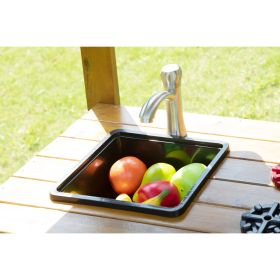 Outdoor Spielküche aus Holz mit Dach-image