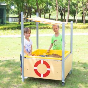 IMG103061_32527 Mobiler Matschtisch mit Schrägdach-image