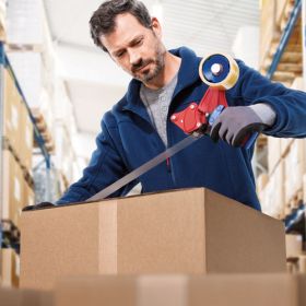 IMG100508_23819 Paketband Plastik Bio transparent, tesa für Kartons bis 20kg (66mx50mm)-image