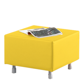 Sitzelement Quadrat aus der Sofaserie Wellness-Oase, Bezug Stoff oder Kunstleder B/H/T 56x40x56 cm, Bezug und Polster sind auch in schwer entflammbar lieferbar-image