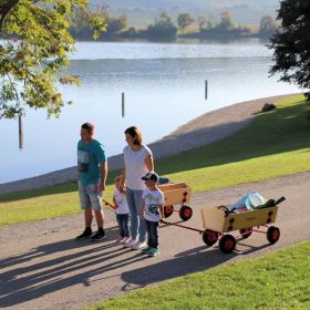IMG102927_32080 Bollerwagen aus Holz mit Luftbereifung, Länge 70 cm-image