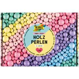 IMG103113_32711 Holzperlen pastel Jumbo-Packung, 1 kg-image
