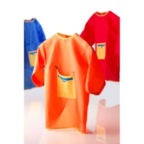 IMG81040_8446 Malkittel mit Arm, orange, klein, Größe: 98-116-image