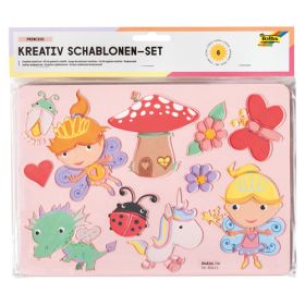 IMG101346_26620 Kreativ-Schablonen-Set Princess, 6-tlg.-image