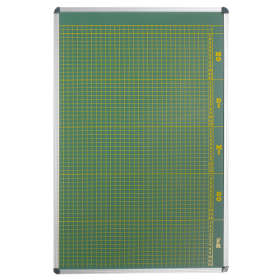 Plantafel mit Personalplan und Stundenraster aus beschreibbarer Premium Stahlemaille blau verschiedene Größen, ähnlich wie Abbildung nur in blau-image