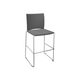 Barhocker Diane mit Sitz- und Rückenpolsterung B/H/T: 58x111x54 cm, mit Kufengestell-image