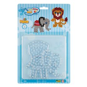 IMG101292_26562 Hama Stiftplatten Maxi Elefant und Löwe (2er Set) ca. 16 x 19 cm-image