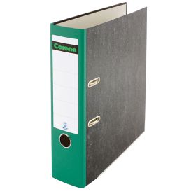 Aktenordner DIN A4, breit 8cm - Wolkenmarmor, farbiger Rücken-image