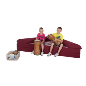 Ersatzbezug für KE5-V4 oder KE5-V6 Maße (aufgeklappt): B/H/T: 160x15x160 cm, 2 Halbrund-Rollen 30x35x160 cm-image