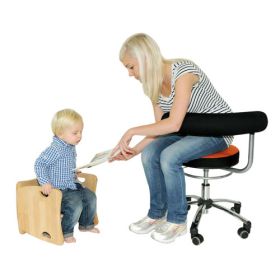 Sanus Gesundheitsstuhl Classic, mit höhenverstellbarer Lehne, Kunstlederbezug, Farben nach Wahl-image