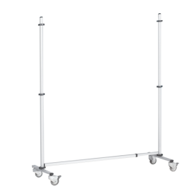 Fahrbares Gestell für Stecktafel 2 Rollen feststellbar Höhe wählbar-image
