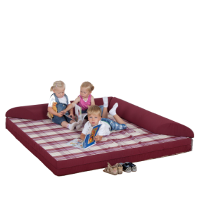 Kuschelecke Klappdreieck mit 2 halbrunden Rollen B/H/T: 160x15x160 cm, lieferbar in verschiedenen Materialien Kuschelecke Klappdreieck mit 2 halbrunden Rollen B/H/T: 160x15x160 cm, lieferbar in verschiedenen Materialien-image