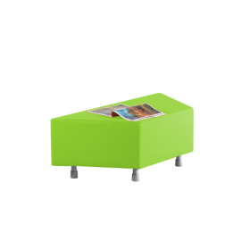 Sitzelement Trapez aus der Sofaserie Wellness-Oase B/H/T: 112/56x40x50 cm, Stoffbezug schwer entflammbar-image
