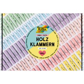 IMG103114_32715 Holzklammern pastel Jumbo-Packung, 500 g-image