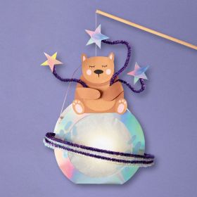 Laternenrohlinge Metallic, rund, 5er-Set, sortiert-image