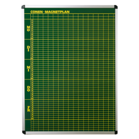 Stundenplantafel aus Premium Stahlemaille in blau Stunden, Klassen, Stahlemaillie blau, magnethaftend, beschreibbar-image
