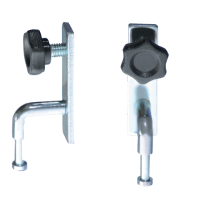 Platte mit Haken und Rändelschrauben (Ersatzeinhängeschlitten) für NSTT Platte mit Haken und Rändelschrauben (Ersatzeinhängeschlitten) für NSTT-image