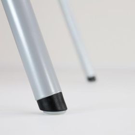 Vierbeinstuhl mit Sperrholz- Sitzschale U, Sitzhöhe DIN 6 - 46 cm Stapelbarer Vierbeinstuhl mit  Stahlrohrgestell und ergonomisch geformter Sperrholz- Sitzschale "U"-image