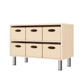 Regalschrank 44- 80 mit 6 Materialkästen, mit höhenverst. Füßen-image