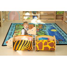 Bücherkiste Tiger, fahrbar-image