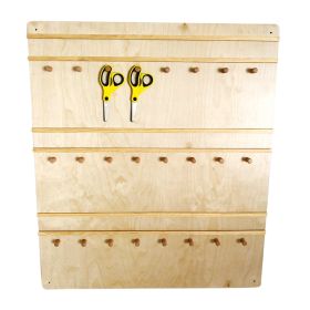 IMG102165_29201 Scherenbrett für 24 Scheren inkl. Leiste für Namen-image