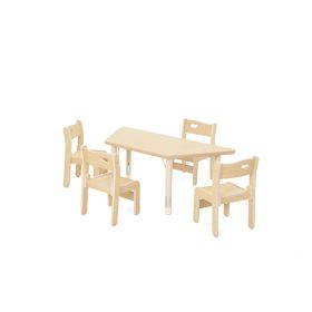 Tisch Owlaf, trapezförmig, 120x60cm, höhenverst., Oberfl. Melamin-image